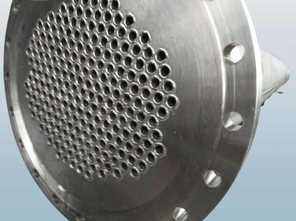 Heat exchanger tube plate assembly