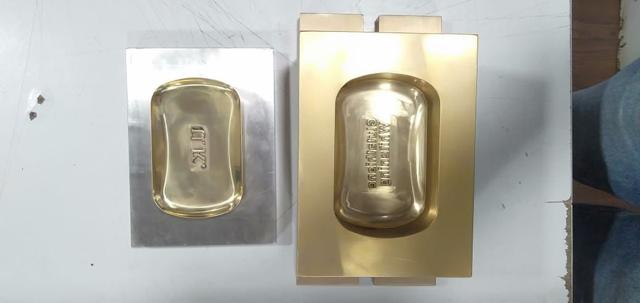 Stamped soap bars